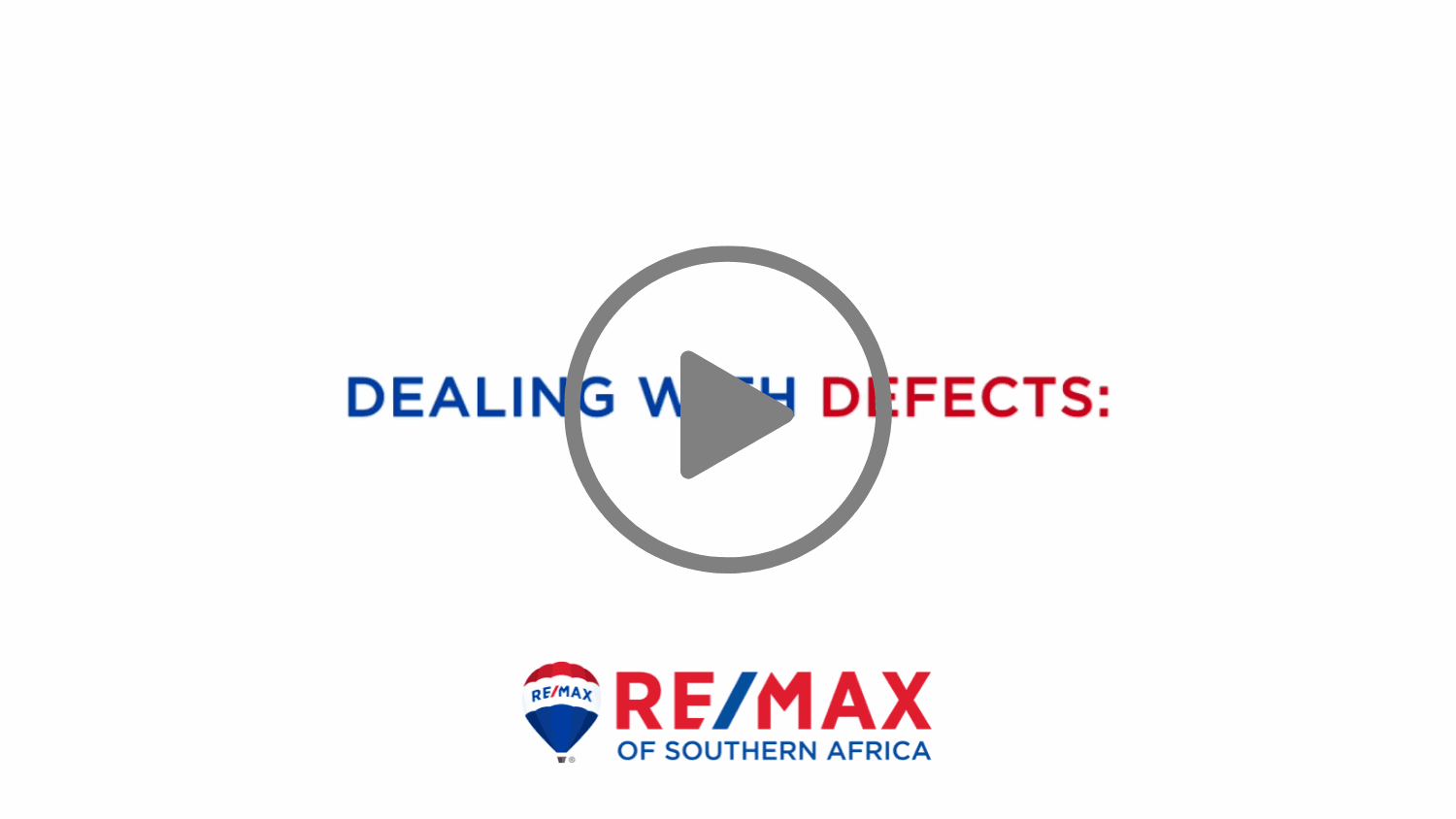 DEALING WITH DEFECTS WHEN BUYING A HOME